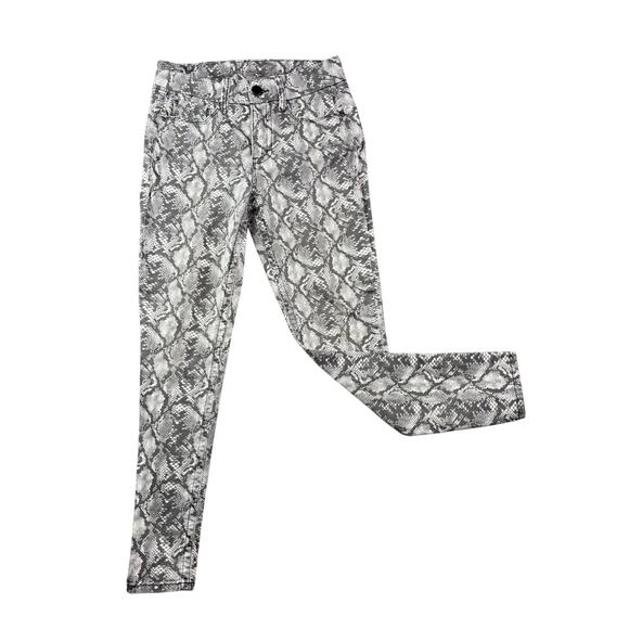 Seven7 Jeans size 6 woman snake print  high-waisted stretch denium designer - Picture 1 of 14